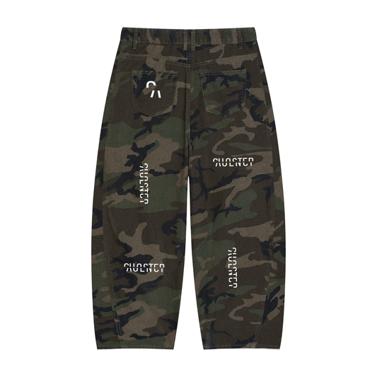 Fine.. Stay. Pants in Green Camo