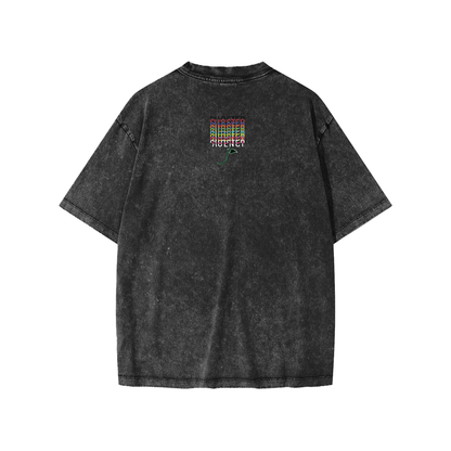 In The Shower For An Hour Kids Tee in Black, back