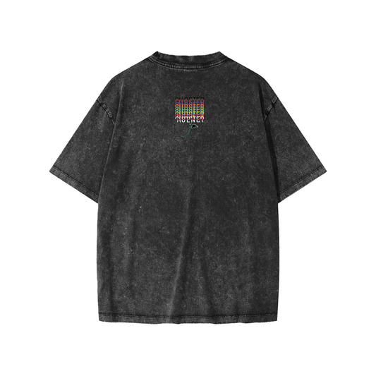 In The Shower For An Hour Kids Tee in Black, back