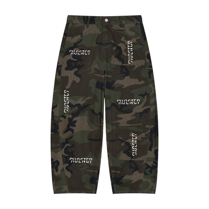Fine.. Stay. Pants in Green Camo