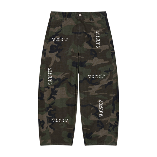 Fine.. Stay. Pants in Green Camo