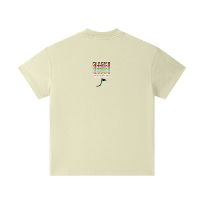Settle Down Children Kids Tee in Milk Tea, back