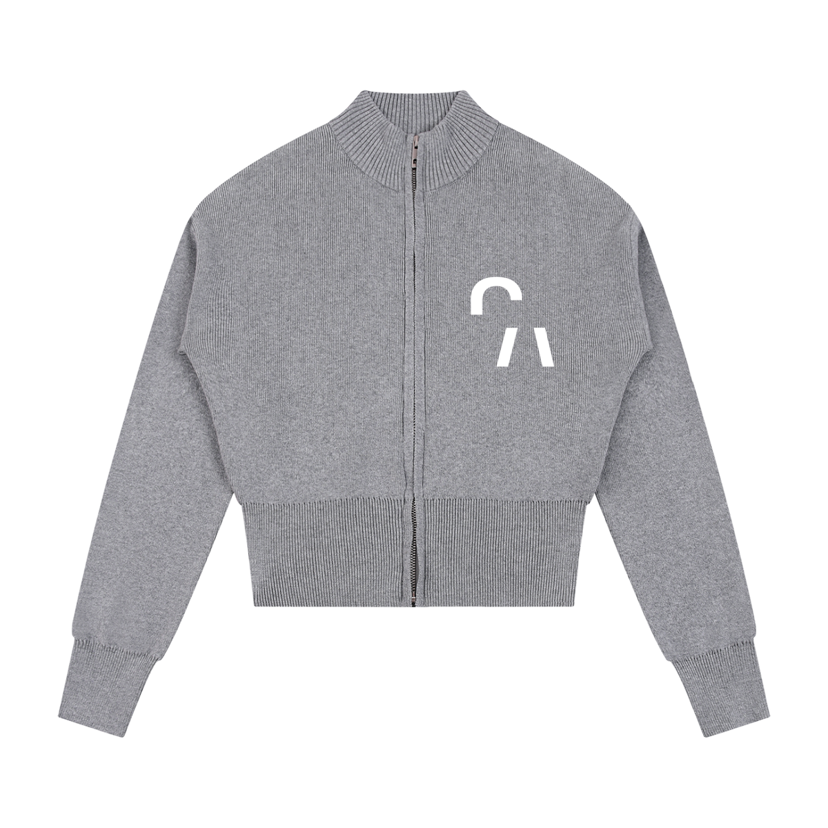 Heart Of Mine Cardigan in Flower Gray, front