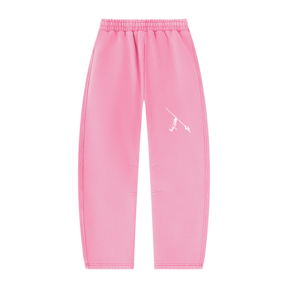 Peace Of Mind Sweatpants in Pink, back