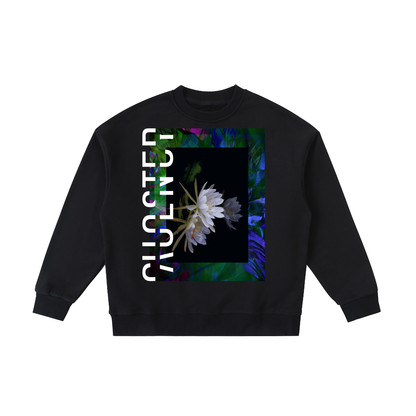 Regarde Bien Kids Crewneck in Black, front