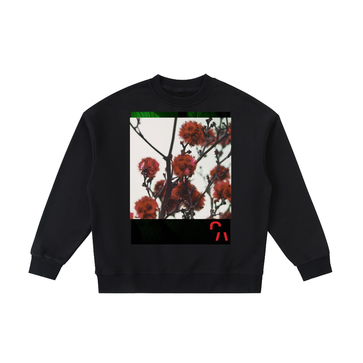 Eye Ball To Eye Balls Kids Crewneck in Black, front