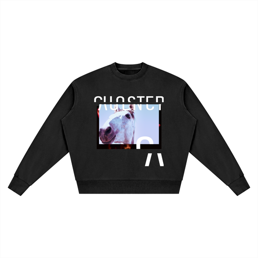 I Don't Know Why Sweatshirt in Black, front