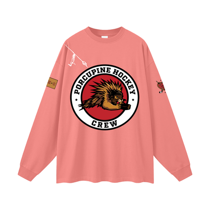 Shrugged Shoulders and Said Sleeve, Watermelon Red, front