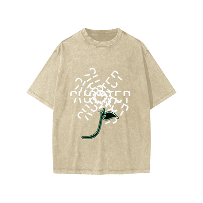 In The Shower For An Hour Kids Tee in Khaki, front