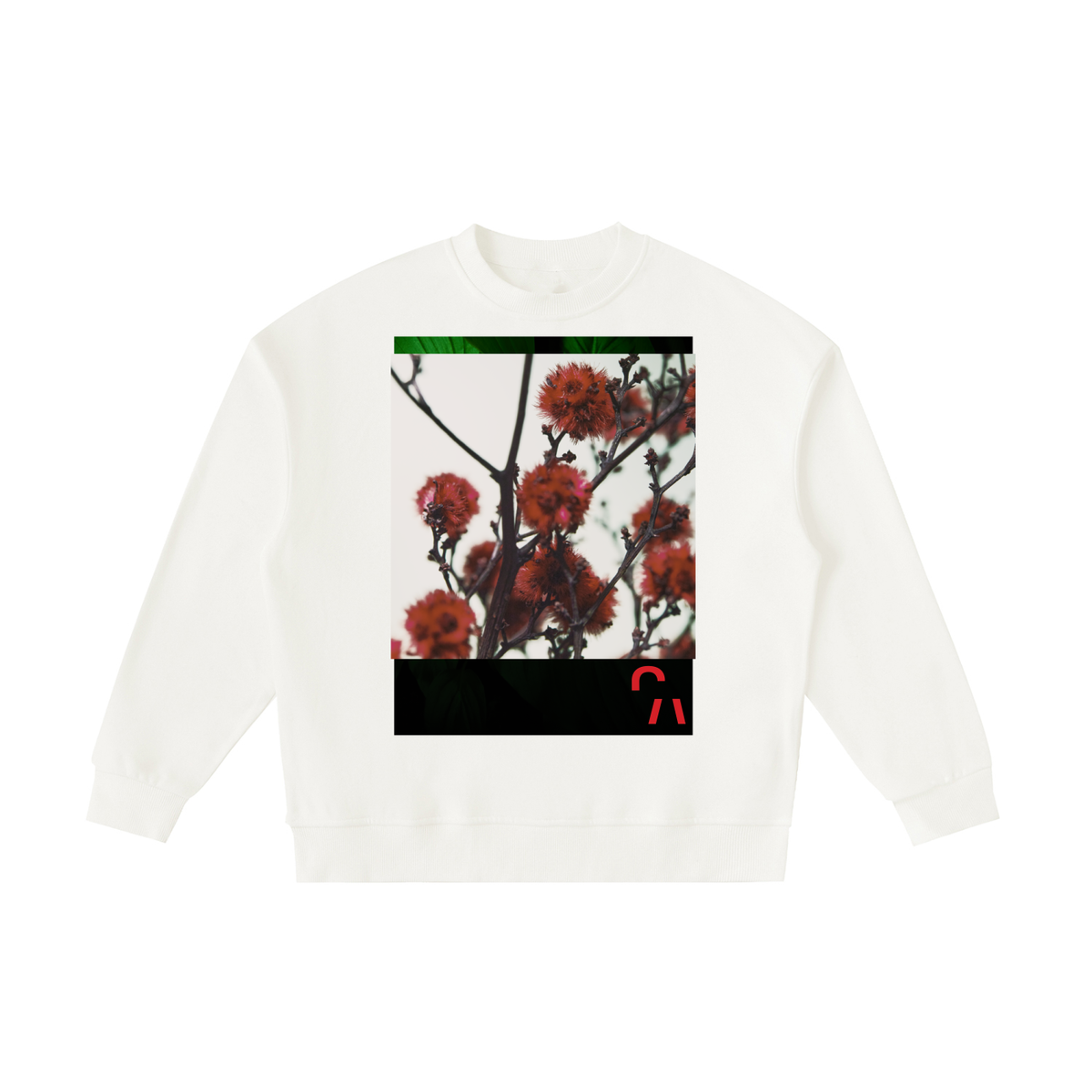 Eye Ball To Eye Balls Kids Crewneck in Beige, front