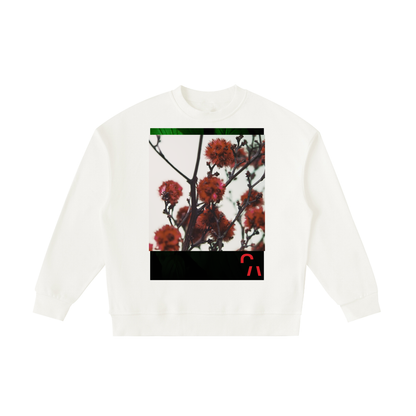 Eye Ball To Eye Balls Kids Crewneck in Beige, front