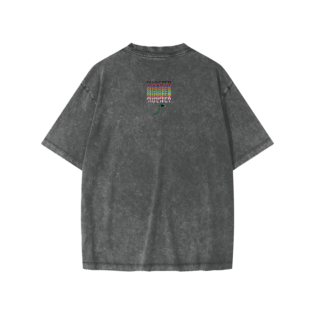 In The Shower For An Hour Kids Tee in Dark Gray, back