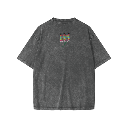 In The Shower For An Hour Kids Tee in Dark Gray, back