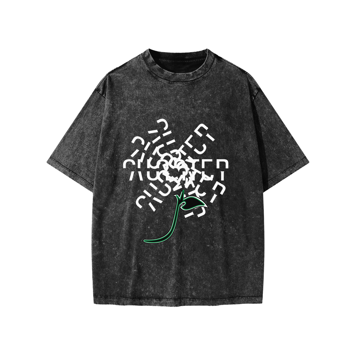 In The Shower For An Hour Kids Tee in Black, front
