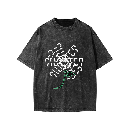 In The Shower For An Hour Kids Tee in Black, front