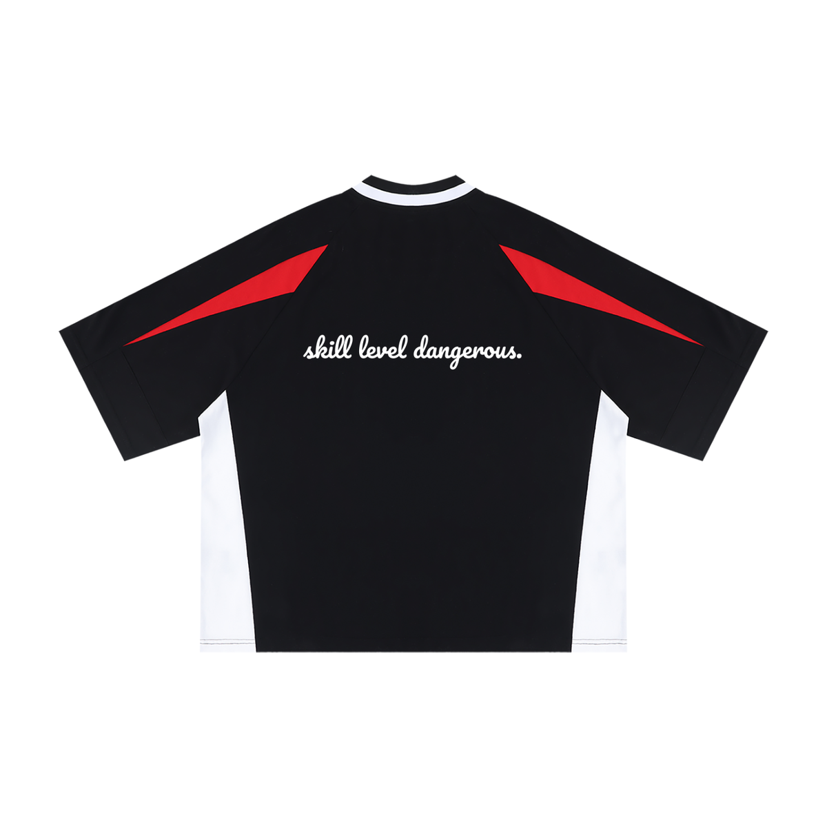 Black with Red