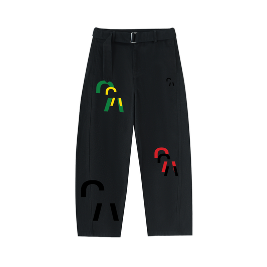 It Ain't The Money Pants in Black, front