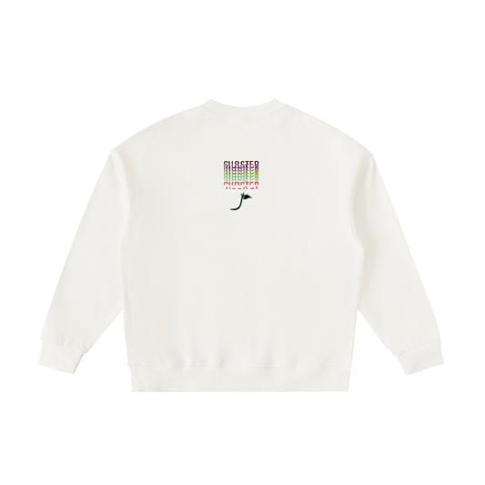Regarde Bien Kids Crewneck in Beige, back