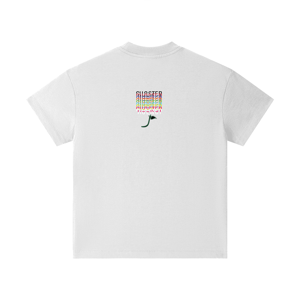 Settle Down Children Kids Tee in White, back