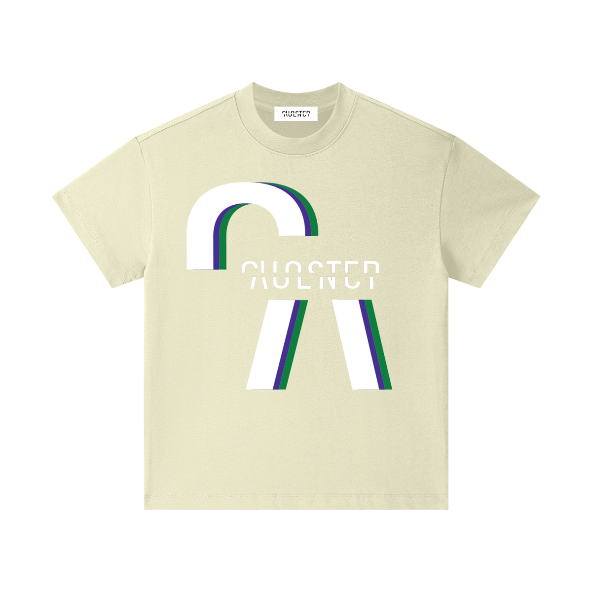 Settle Down Children Kids Tee in Milk Tea, front