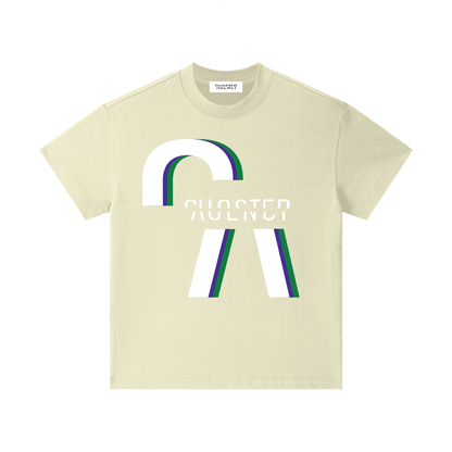 Settle Down Children Kids Tee in Milk Tea, front