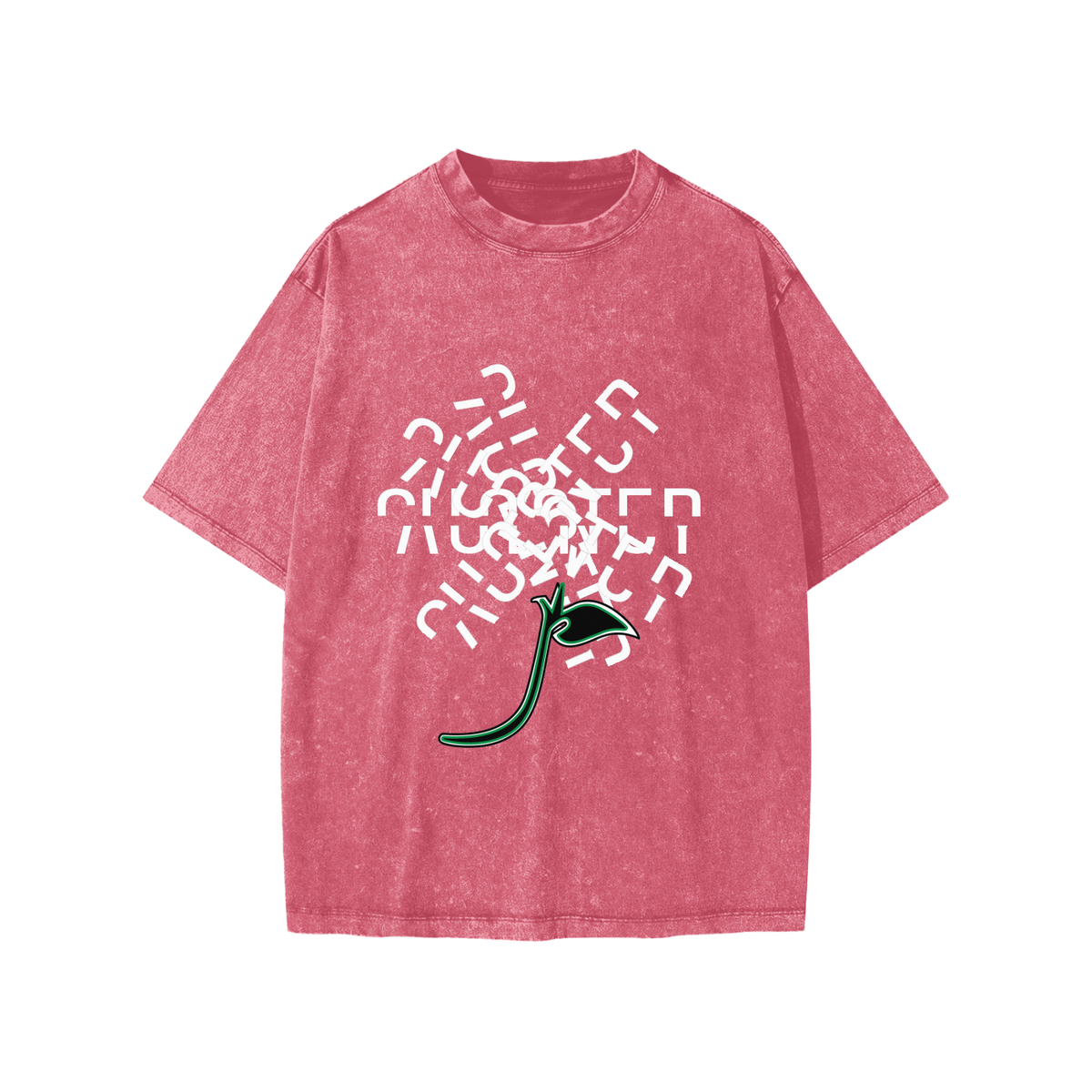 In The Shower For An Hour Kids Tee in Cherry Color, front