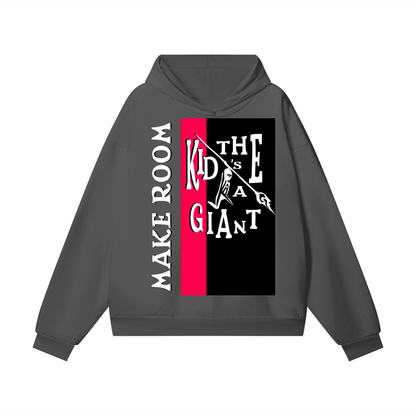 Please Believe Me Hoodie in Charcoal, front