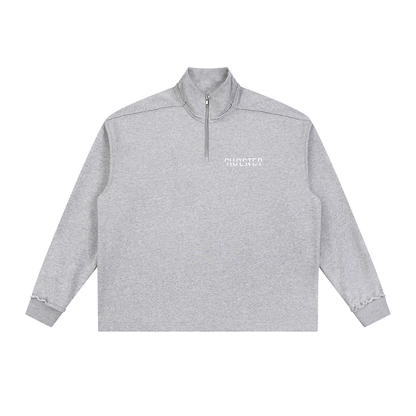 North, South, East & West Fleece in Flower Gray, front