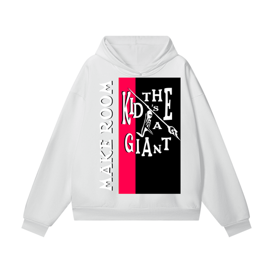 Please Believe Me Hoodie in Lucent White, front