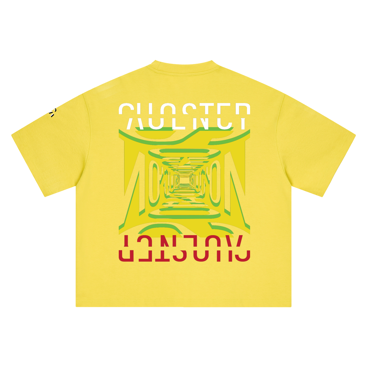 It Was The Only One Tee in Olive Yellow, back
