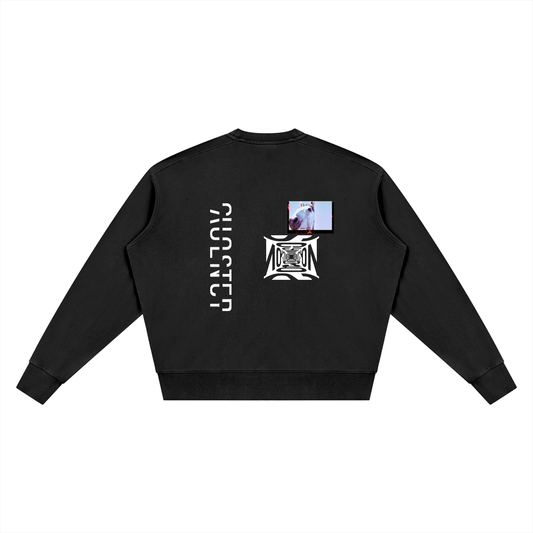 As I Miss You Sweatshirt in Black, back