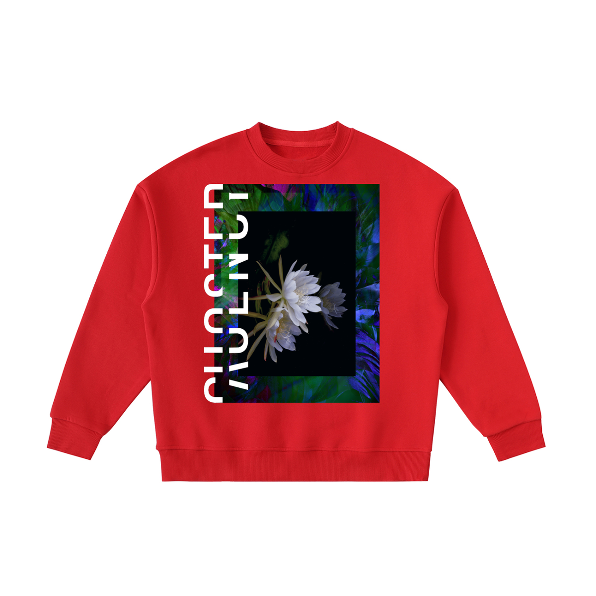 Regarde Bien Kids Crewneck in Red, front