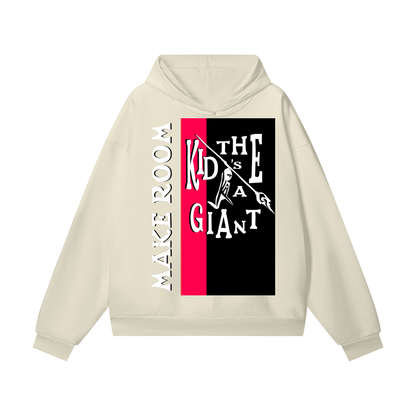 Please Believe Me Hoodie in Bone, front
