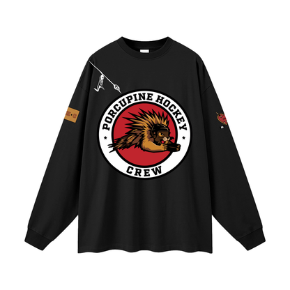 Shrugged Shoulders and Said Sleeve, Black, front