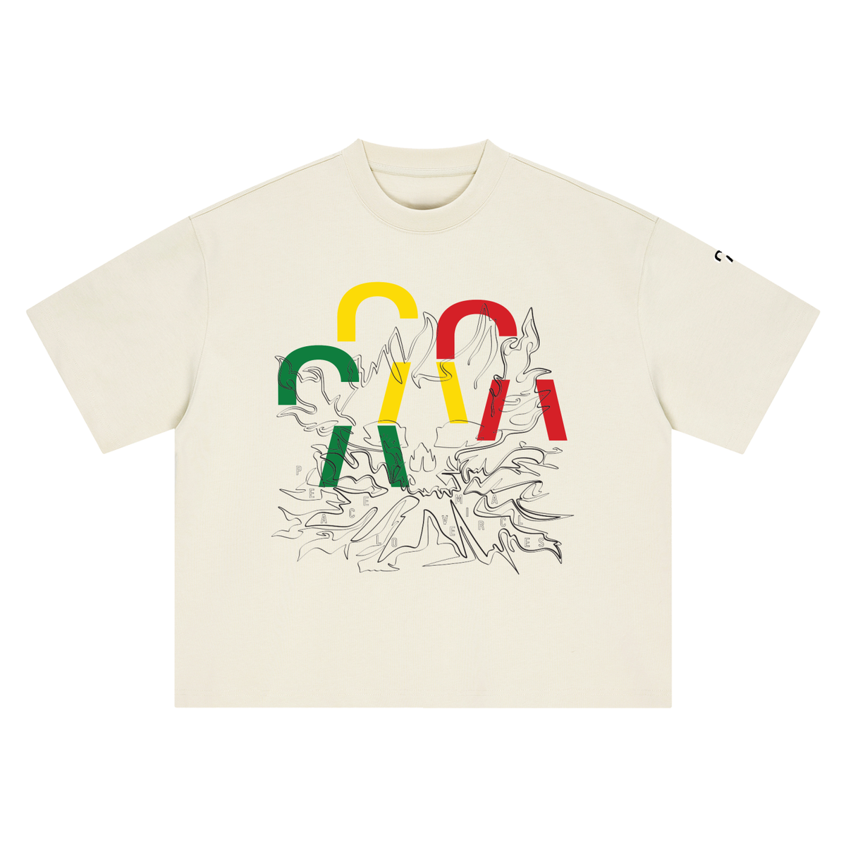It Was The Only One Tee in Mild Apricot, front