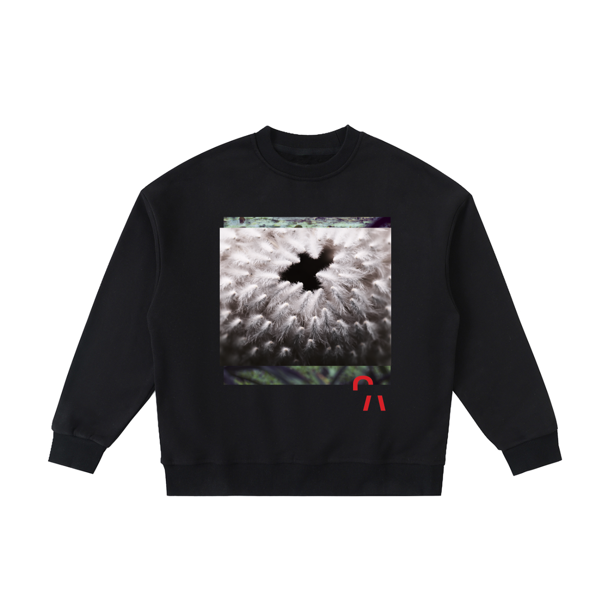Milk + Honey Kids Crewneck in Black, front