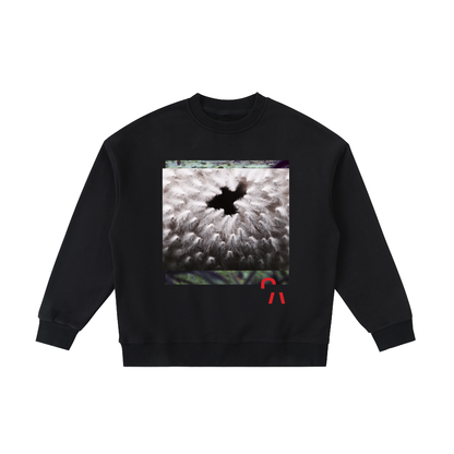 Milk + Honey Kids Crewneck in Black, front