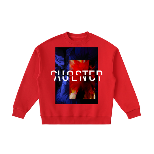 Can You Dig It Kids Crewneck in Red, front