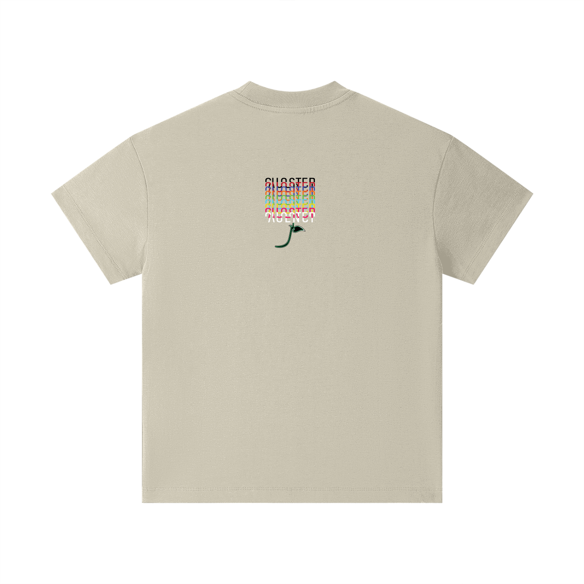 Settle Down Children Kids Tee in Sand Color, back