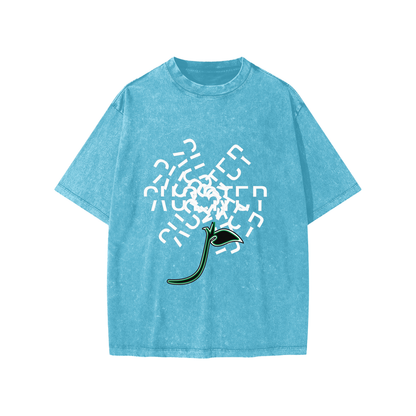 In The Shower For An Hour Kids Tee in Sky Blue, front