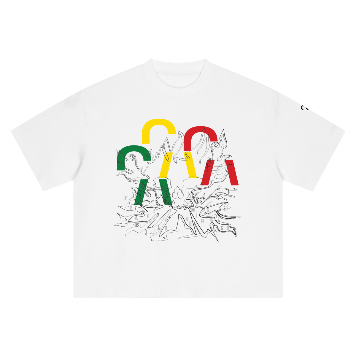 It Was The Only One Tee in White, front