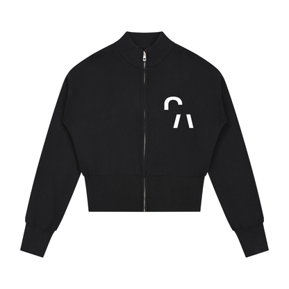 Heart Of Mine Cardigan in Black, front