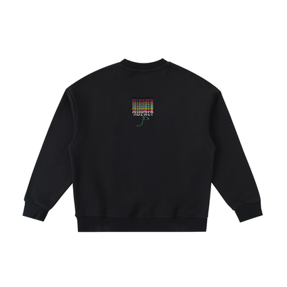 Milk + Honey Kids Crewneck in Black, back
