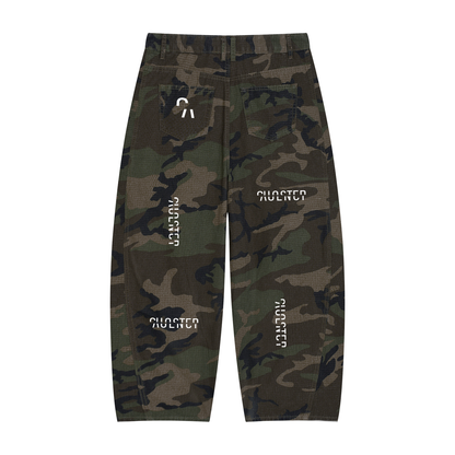 Fine.. Stay. Pants in Green Camo