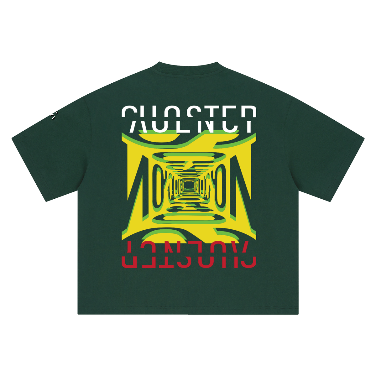 Wait For Me Tee in Dark Green, back