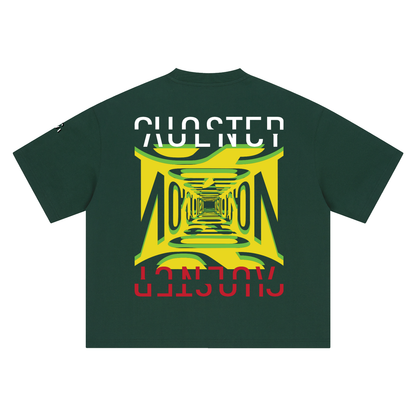 Wait For Me Tee in Dark Green, back