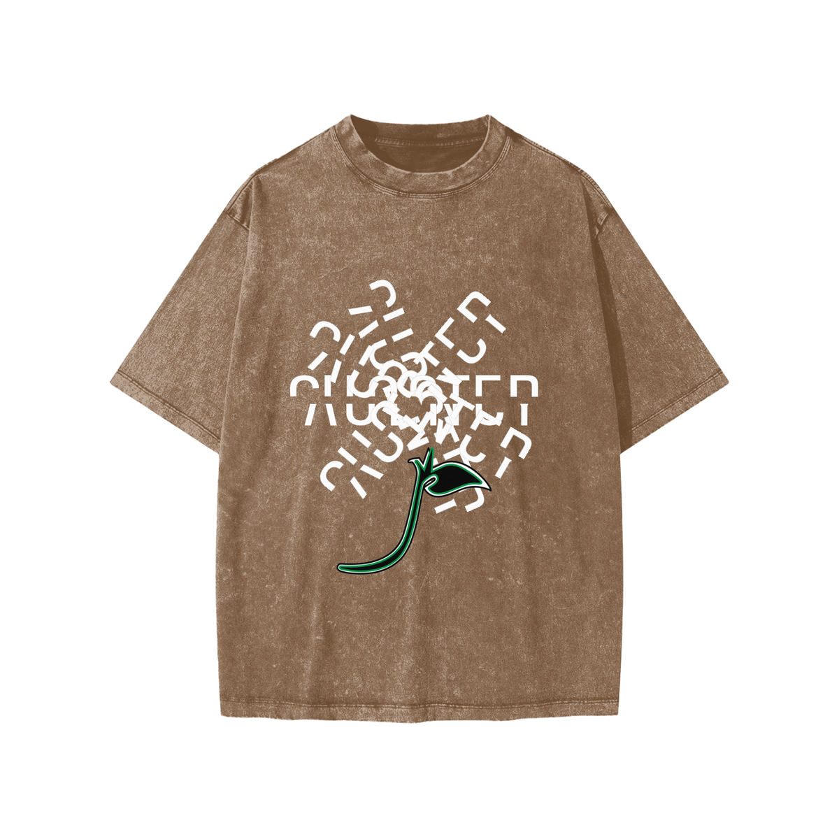 In The Shower For An Hour Kids Tee in Coffee, front