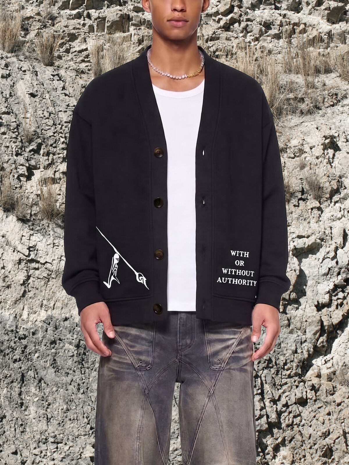 HOLD ON, I'LL HANDLE IT CARDIGAN
